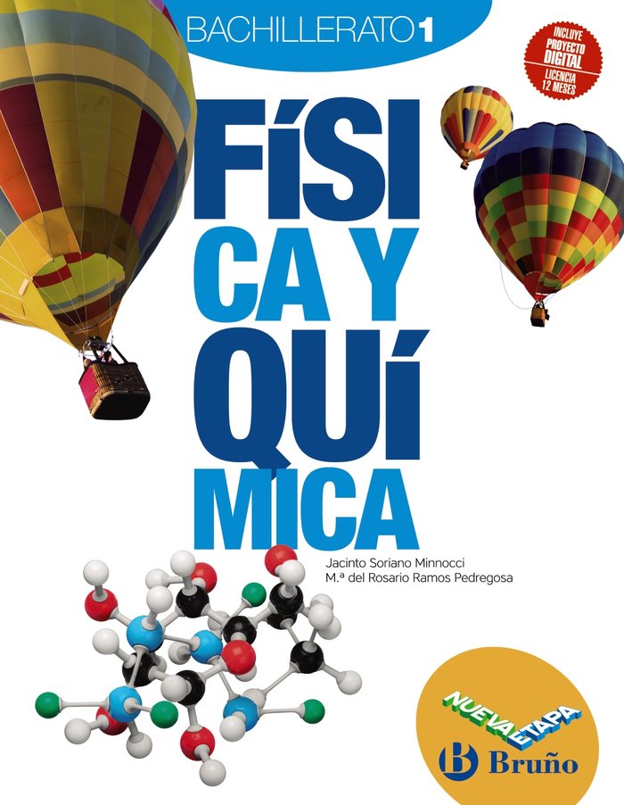 ✅ FISICA Y QUIMICA 1ºNB NUEVA ETAPA 22 I SORIANO MINNOCCI, JACINTO/RAMOS PEDREGOS I BRUÑO I 9788469633397