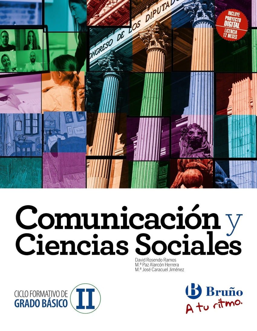 ✅ COMUNICACIÓN Y CIENCIAS SOCIALES II CFGBÁSICO A TU RITMO - ROSENDO RAMOS, DAVID / ALARCON HERRERA, - BRUÑO - 9,78847E+12 Imagen principal del producto