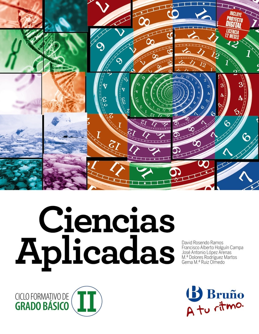✅ CIENCIAS APLICADAS II CFGBÁSICO A TU RITMO - ROSENDO RAMOS, DAVID / HOLGUIN CAMPA, FR - BRUÑO - 9788469634165 Imagen principal del producto
