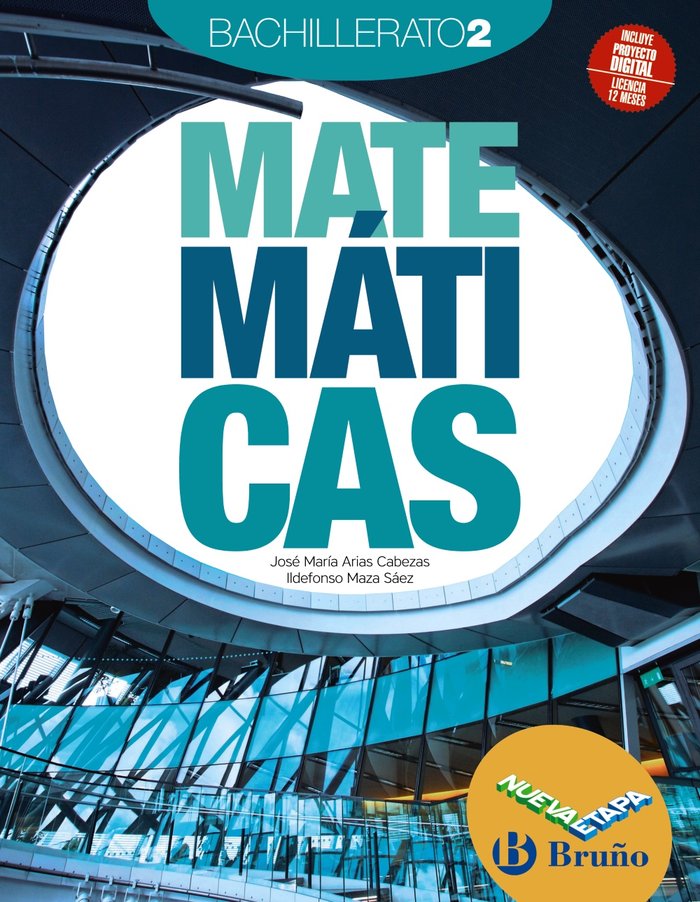 ✅ MATEMATICAS 2ºBACH NUEVA ETAPA 23 - 9788469634219 Imagen principal del producto
