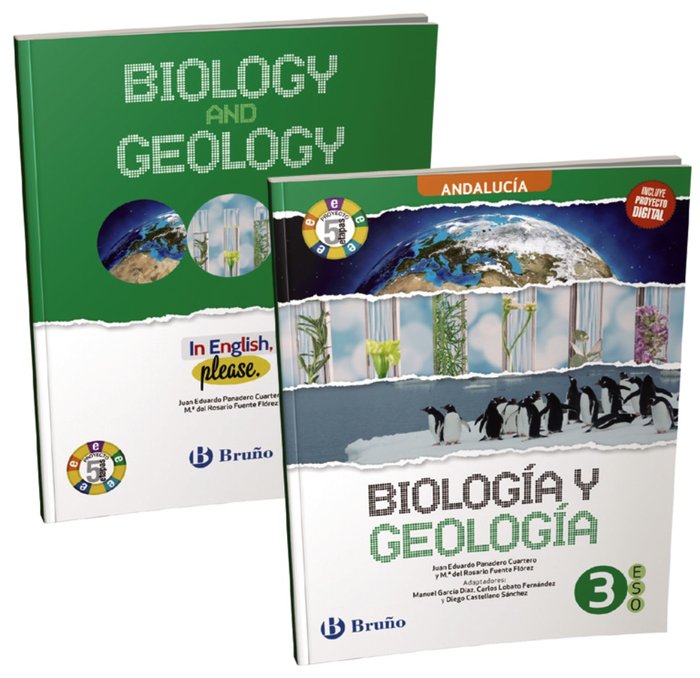 Biología y Geología 3ºESO + In English, please Biology and Geology 3ºESO | Varios autores | 9788469634790 (BRUÑO) Imagen principal del producto