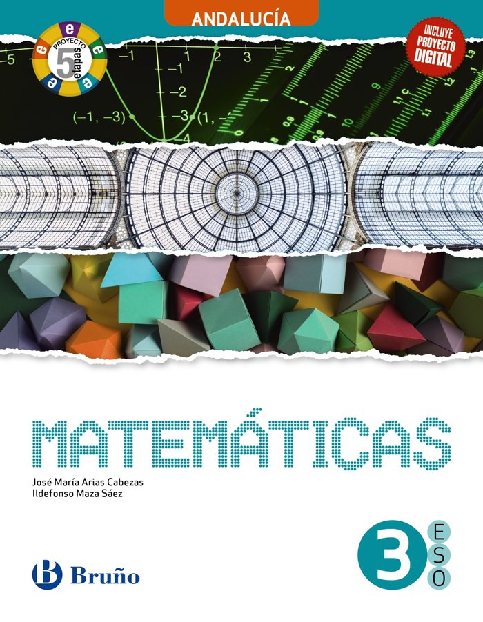 Matemáticas 3ºESO | Varios autores | 9788469634844 (BRUÑO) Imagen principal del producto