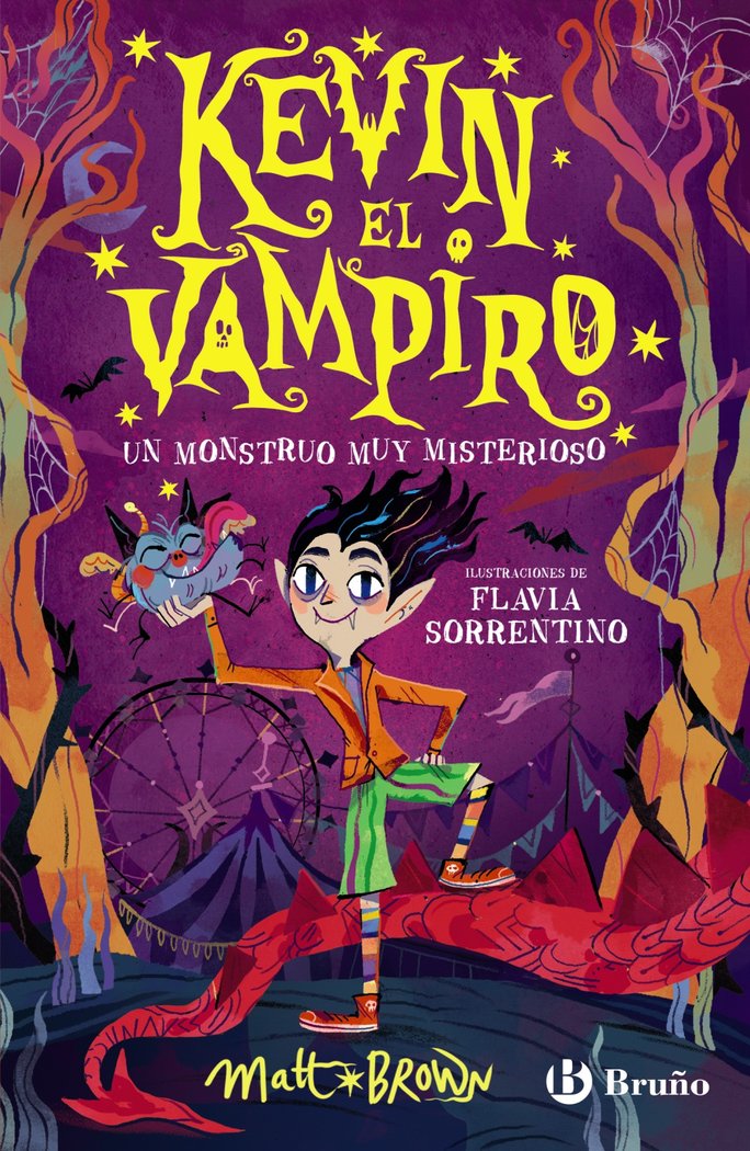 KEVIN EL VAMPIRO 1 UN MONSTRUO MUY MISTERIOSO | Brown, Matt | 9788469642603 (Bruño) Imagen principal del producto
