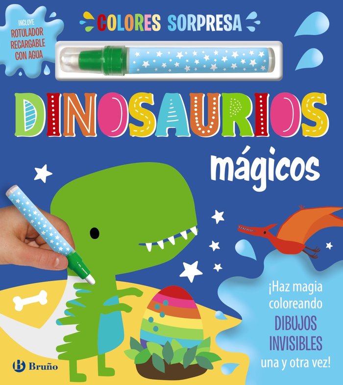 COLORES SORPRESA DINOSAURIOS MAGICOS | Varios Autores | 9788469667743 (Bruño) Imagen principal del producto