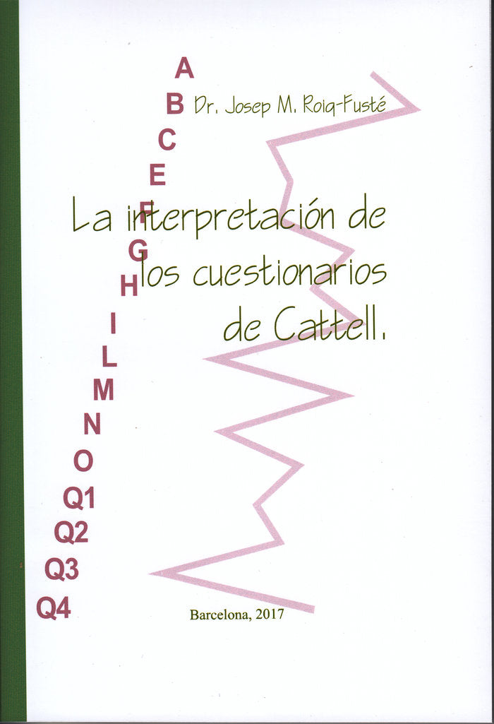 LA INTERPRETACION DE LOS CUESTIONARIOS DE CATTELL - 9788469726402 Imagen principal del producto