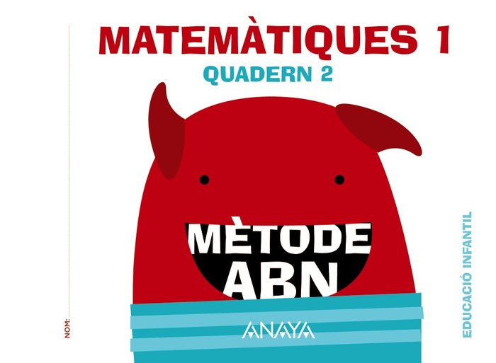 QUADERN MATEMATIQUES 2 ABN/INFANTIL 3 ANYS | Varios Autores | 9788469825624 (Anaya Texto) Imagen principal del producto