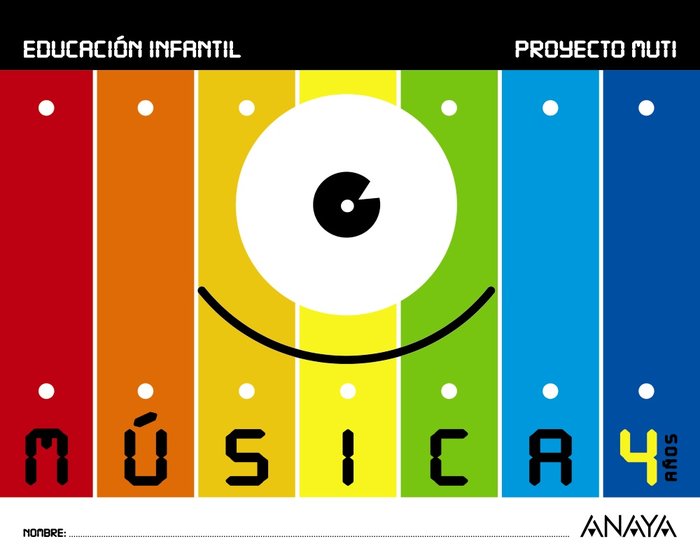 MUSICA 4AÑOS EI MUTI 17 | AA,VV | 9788469829370 (Anaya Texto) Imagen principal del producto