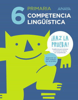 Cuaderno Competencia Lingüística 6 (Anaya) - 9788469831328