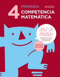 Cuaderno Competencia Matemática 4 (Anaya) - 9788469831366