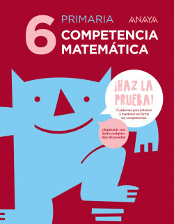 Cuaderno Competencia Matemática 6 (Anaya) - 9788469831380