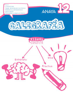 Caligrafía 12 (Anaya) - 9788469831625