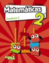 CUADERNO MATEMATICAS 3 2º de Primaria MADRID 18 | AA,VV | 9788469838464 (Anaya Texto)