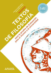 ✅ TEXTOS DE FILOSOFIA PARA LA EVAU 2º BACH MADRID I CASTILLA URBANO,FRANCISCO I ANAYA I 9788469844809