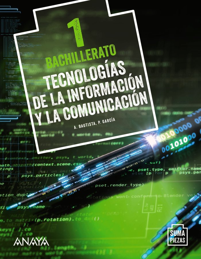 ✅ TECOLOGIA INFORMACION COMUNIC,1ºNB 20 SUMA PIEZAS I AA,VV I ANAYA TEXTO I 9788469861141 Imagen principal del producto