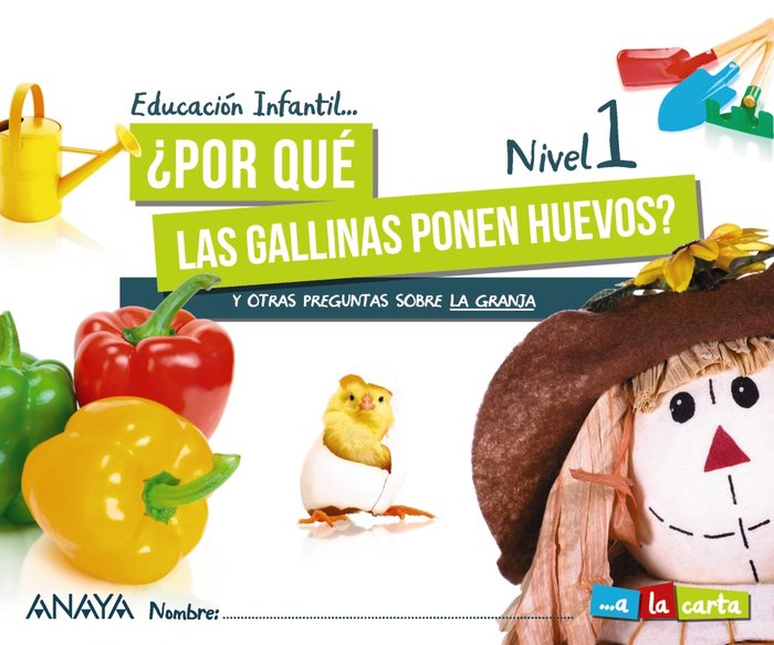 ¿POR QUE LAS GALLINAS PONEN HUEVOS NIVEL 1 3 AÑOS A CARTA | Varios Autores | 9788469876534 (Anaya Texto) Imagen principal del producto