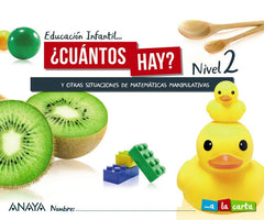 MATEMATICAS 4 AÑOS CUANTOS HAY NIVEL 2 21 A LA CARTA | AA,VV | 9788469877005 (Anaya Texto)