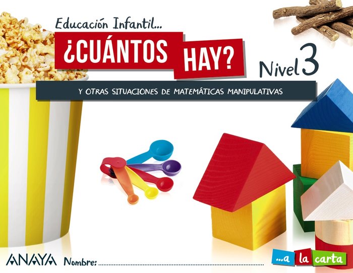 MATEMATICAS 5 AÑOS CUANTOS HAY NIVEL 3 21 A LA CARTA | AA,VV | 9788469877043 (Anaya Texto) Imagen principal del producto