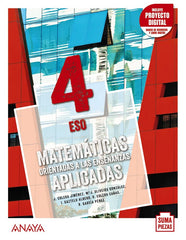 Matemáticas orientadas a las Enseñanzas Aplicadas 4. + Dual focus. | Varios autores | 9788469879405 (ANAYA TEXTO)