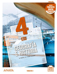 Geografía e Historia 4. (Trimestres) | Varios autores | 9788469880944 (ANAYA TEXTO)