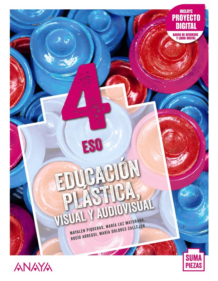 Educación Plástica, Visual y Audiovisual 4. (Opción no fungible) | Varios autores | 9788469882900 (ANAYA TEXTO) Imagen principal del producto