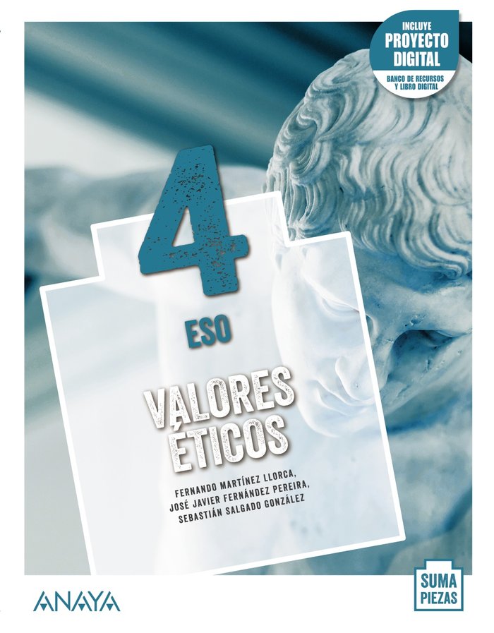 Valores Éticos 4. | Varios autores | 9788469883730 (ANAYA TEXTO) Imagen principal del producto