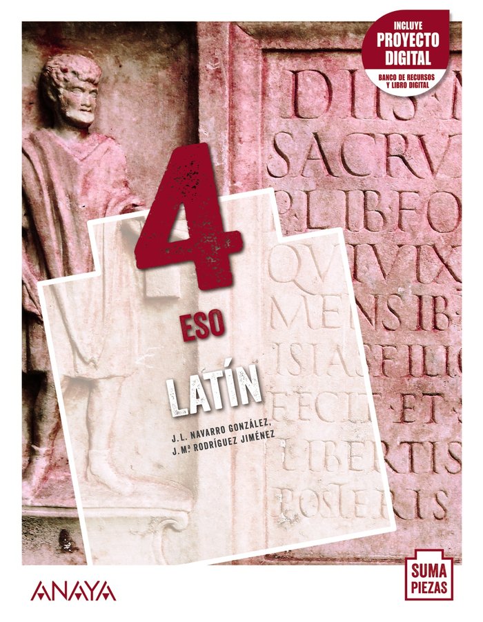 Latín 4. | Varios autores | 9788469883938 (ANAYA TEXTO) Imagen principal del producto