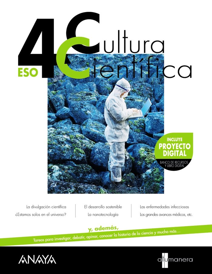 Cultura Científica 4. | Varios autores | 9788469884133 (ANAYA TEXTO) Imagen principal del producto