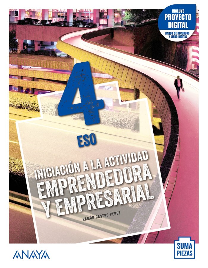 Iniciación a la Actividad Emprendedora y Empresarial 4. | Varios autores | 9788469884256 (ANAYA TEXTO) Imagen principal del producto