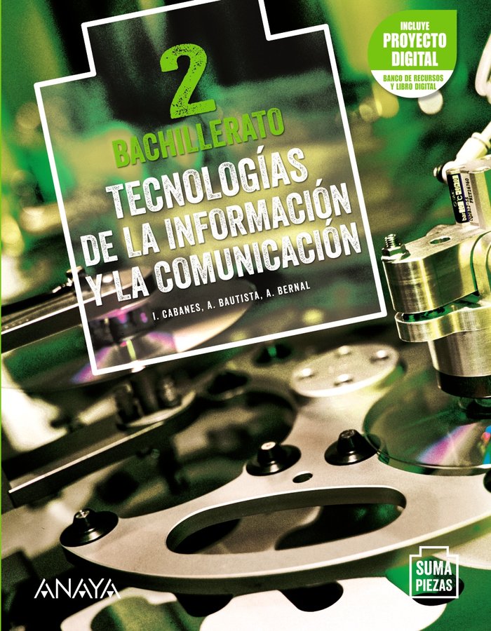 ✅ TECNOLOGIAS INFORMACION COMUNICACION 2ºNB 21 SUMA PIEZAS - 9788469885130 Imagen principal del producto