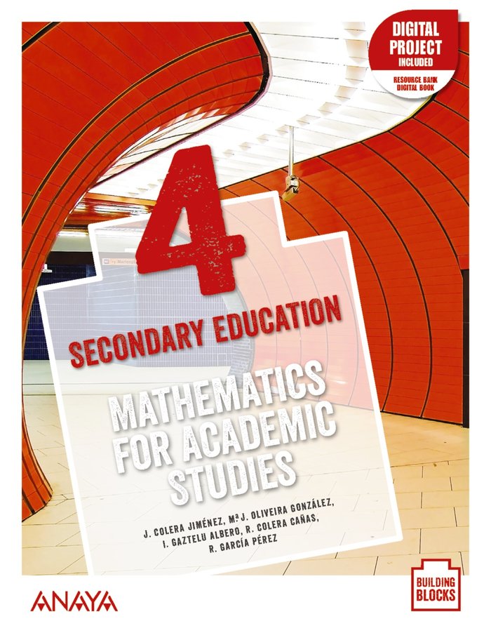 Pack Mathematics for Academic Studies 4. Student's Book + De cerca | Varios autores | 9788469887578 (ANAYA TEXTO)
