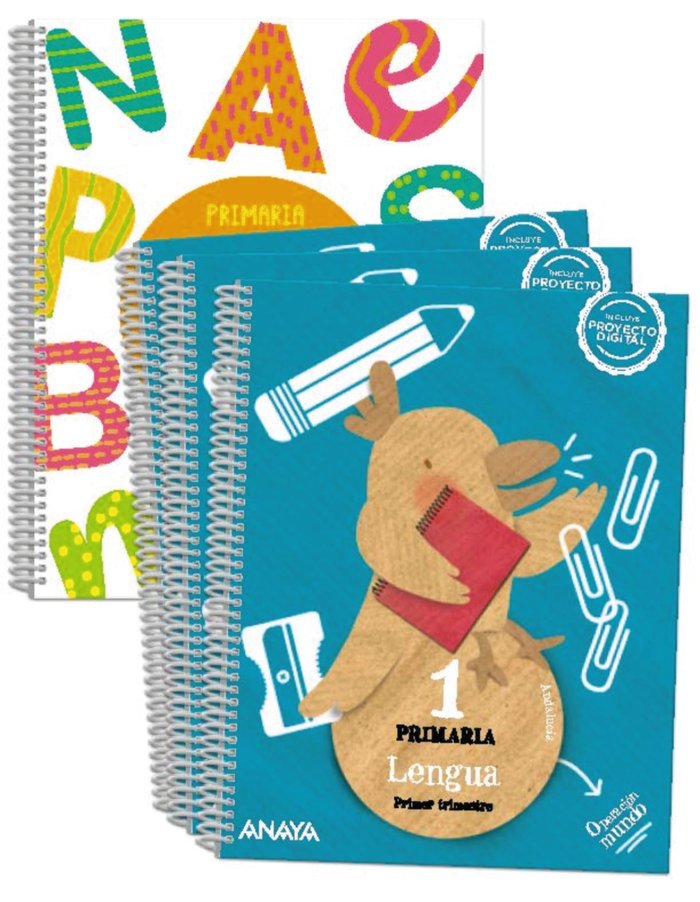 LENGUA 1 1oEP ANDALUCIA +LECTOESCRITURA 23 | AA,VV | 9788469892565 (Anaya Texto)