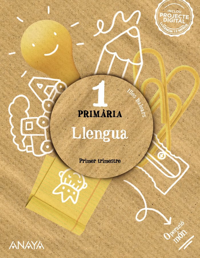 LLENGUA 1oEP CATALAN OPERAC,MUNDO 22 | CAÑADA GONZALEZ, JOSE FRANCISCO/COSTA PE | 9788469892992 (Anaya Texto) Imagen principal del producto