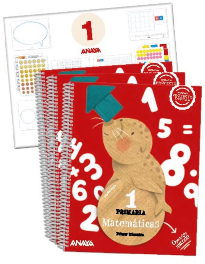 MATEMATICAS 1oEP ANDALUCIA 23 | AA,VV | 9788469893845 (Anaya Texto) Imagen principal del producto