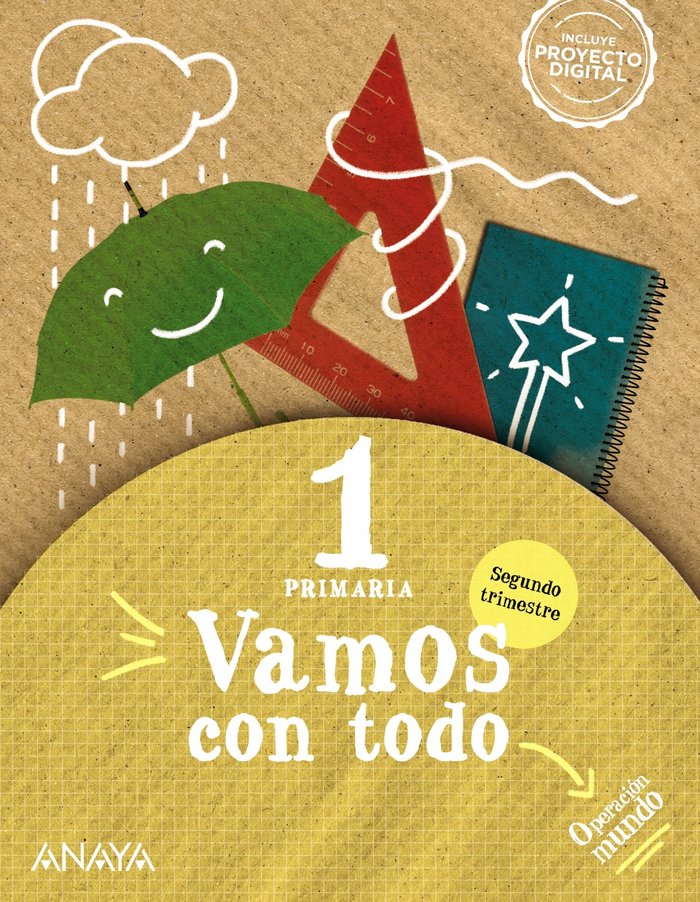 VAMOS CON TODO 1oEP 2oTRIM ANDALUCIA CUADRICULA 23 | AA,VV | 9788469897874 (Anaya Texto) Imagen principal del producto