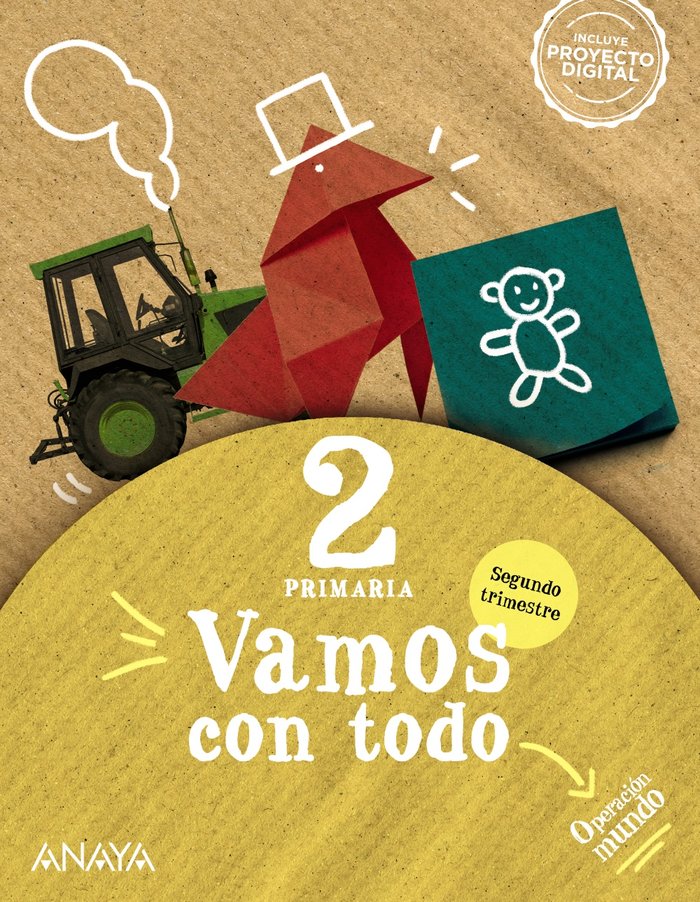VAMOS CON TODO 2º de Primaria 2oTRIM ANDALUCIA 23 | AA,VV | 9788469897973 (Anaya Texto) Imagen principal del producto