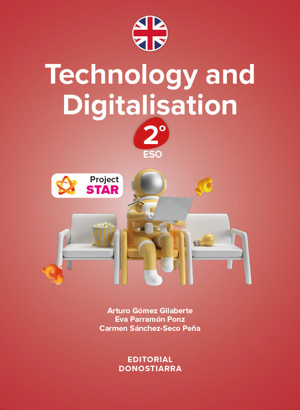Technology and Digitalisation 2ºESO - Project STAR | Varios autores | 9788470636745 (DONOSTIARRA) Imagen principal del producto