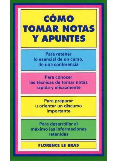 COMO TOMAR NOTAS Y APUNTES - 9788470823121 Imagen principal del producto