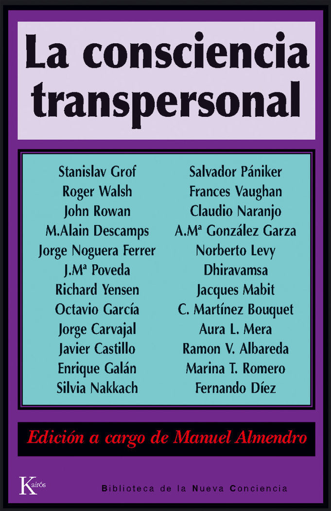 CONCIENCIA TRANSPERSONAL - 9788472453876 Imagen principal del producto