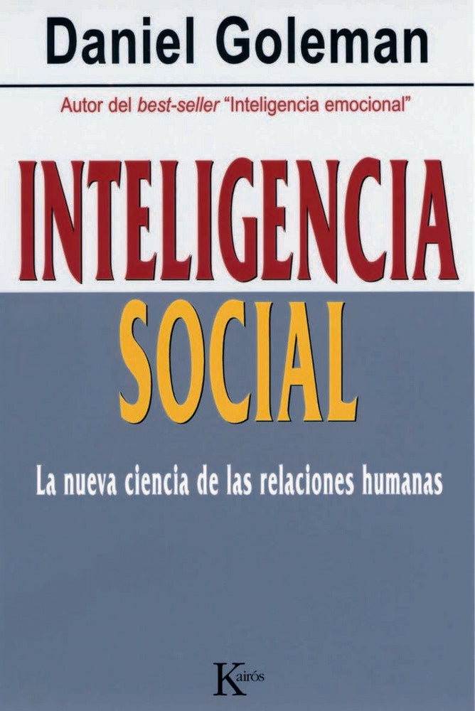 INTELIGENCIA SOCIAL - 9788472456303 Imagen principal del producto