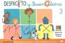 DESPACITO Y BUENA LETRA III GRAFEMAS 1ª PARTE | VISO,JOSE RAMIRO | ICCE | 9788472783324 Imagen principal del producto