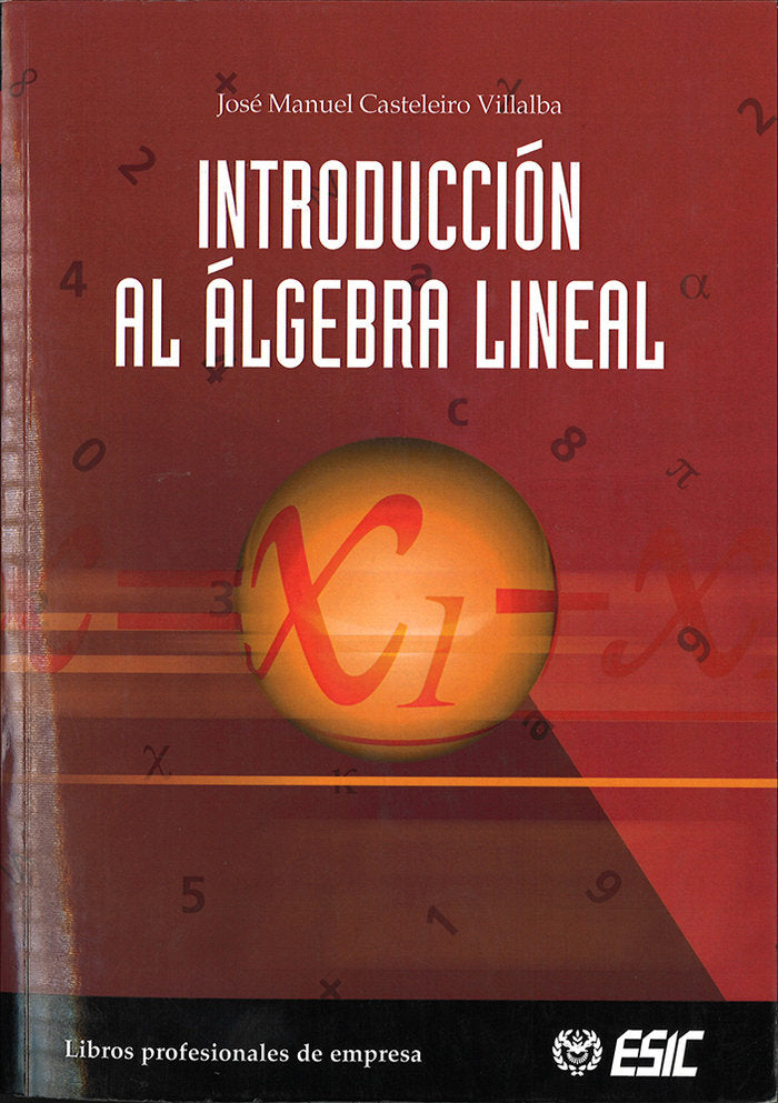 INTRODUCCION AL ALGEBRA LINEAL - 9788473563949 Imagen principal del producto