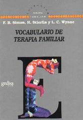 VOCABULARIO DE TERAPIA FAMILIAR - 9788474324914