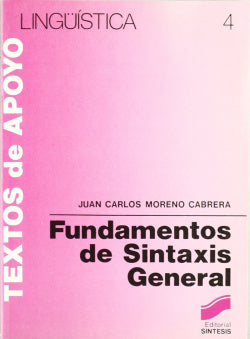 Fundamentos de Sintaxis Gral (Sintesis Editorial) - 9788477380016