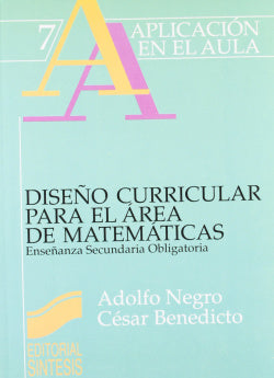 Un Ejemplo Diseño Curric. Matemáticas (Sintesis Editorial) - 9788477381853