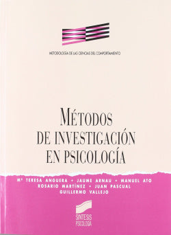 Metodos de Investigación en Psicología - (Sintesis Editorial) - 9788477382843