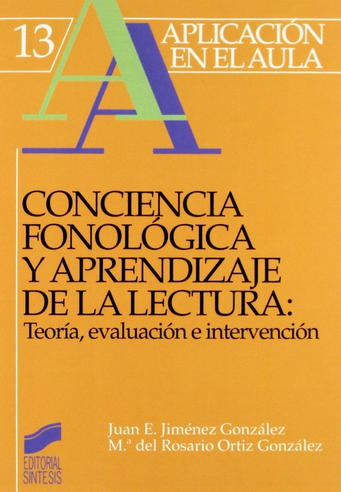 CONCIENCIA FONOLOGICA Y APREND,LECTURA | JIMENEZ/ORTIZ | SINTESIS | 9788477382959 Imagen principal del producto