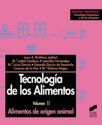 TECNOLOGIA DE LOS ALIMENTOS II - 9788477385769 Imagen principal del producto