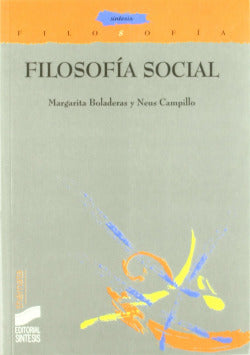 Filosofía Social (Sintesis Editorial) - 9788477388340