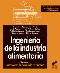OPERACIONES DE PROCESADO DE ALIMENTOS - 9788477389385