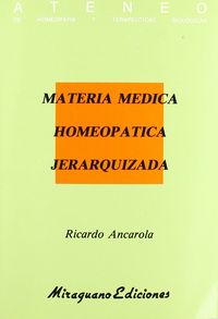 MATERIA MEDICA HOMEOPATICA JERARQUI - 9788478130696 Imagen principal del producto
